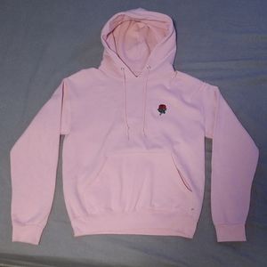 Pink Rose Men's Small Hoodie Great Condition